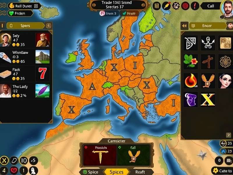 Spice Empire Coriander character customization screen showing diverse options