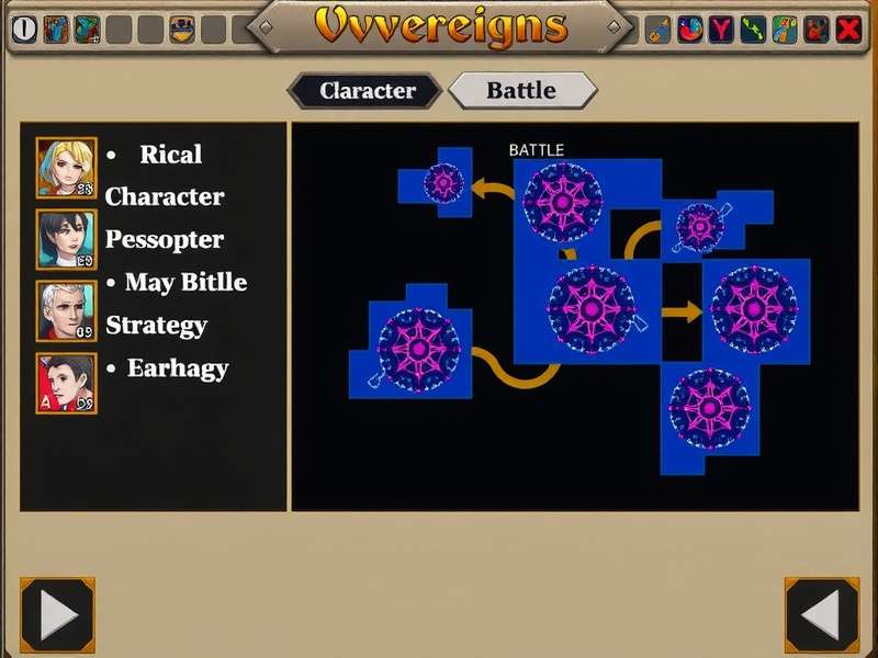 Vanguard Sovereigns character selection screen