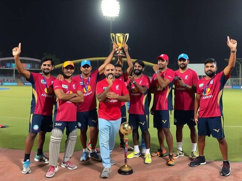 Kolkata Crusaders trophy display