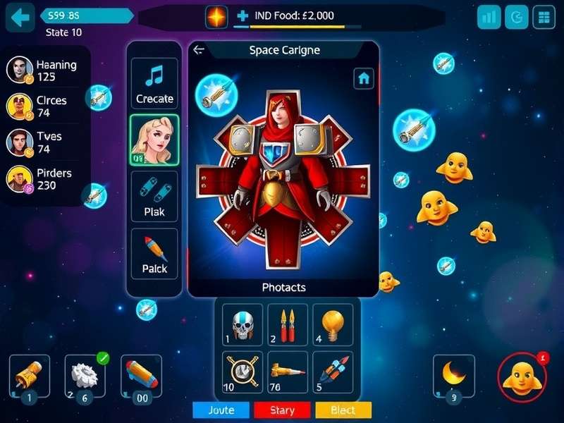 Galaxy Odyssey Champion resource management interface