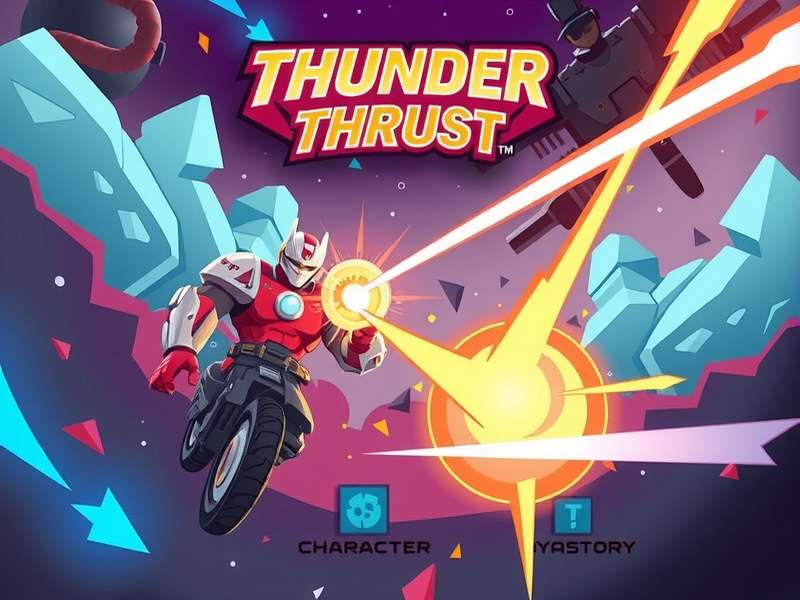 Thunder Thrust gameplay screenshot showing action sequences