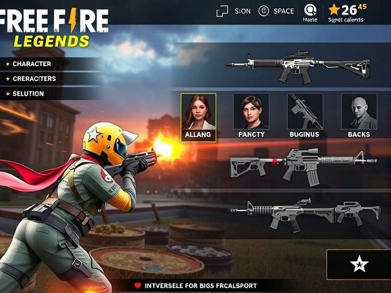 Free Fire Supreme Legends gameplay screenshot showing battle action