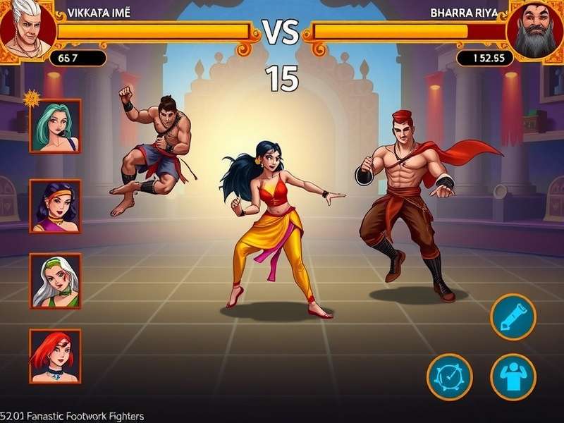 Bhadra the Monk character from Fantastic Footwork Fighters