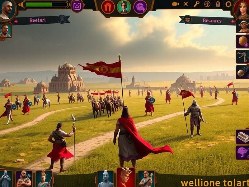 Vedic Vanguard gameplay screenshot showing ancient Indian battlefield