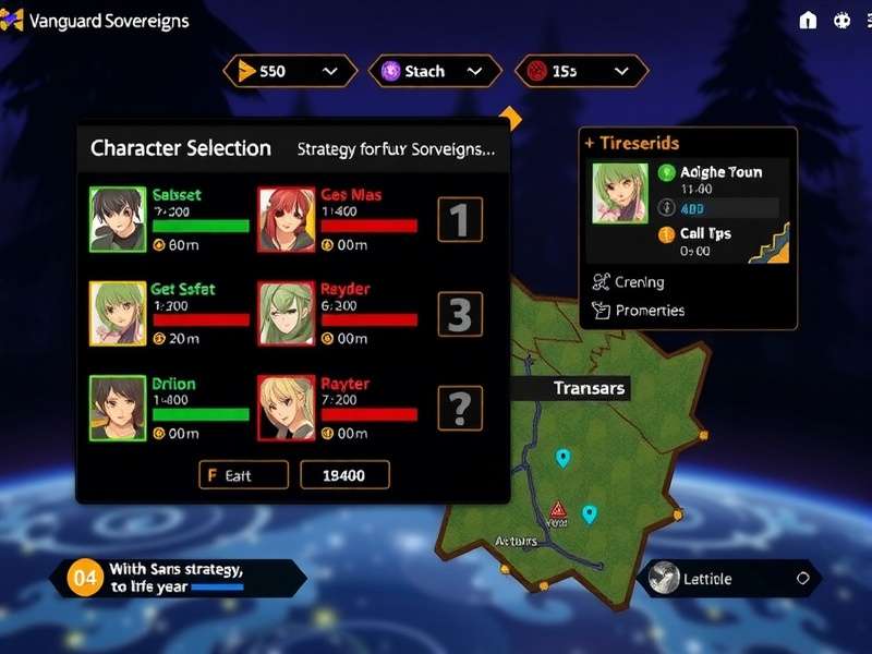 Vanguard Sovereigns strategy map