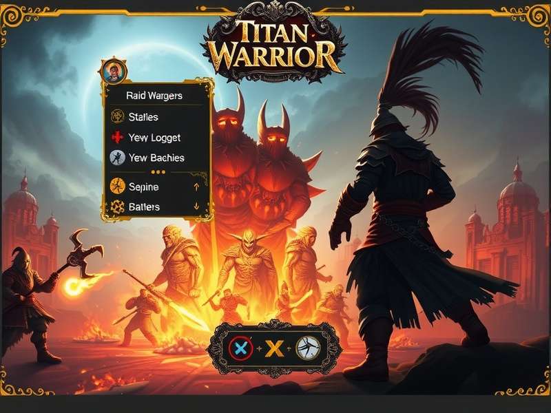 Titan Warrior character selection screen