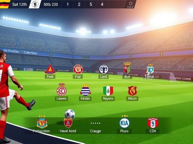 Kolkata Kickers Galaxy tactical interface showing formation options