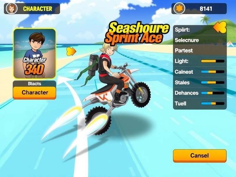 Seashore Sprint Ace Vehicle Customization Options