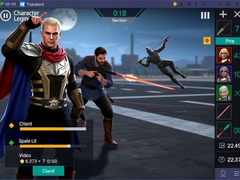 Vanguard Combat Legend gameplay combat scene