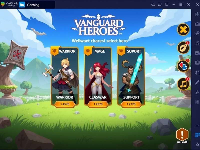 Vanguard Heroes Gameplay Screenshot