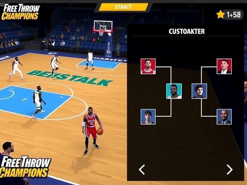 Free Throw Champions tournament bracket showing competitive matchups