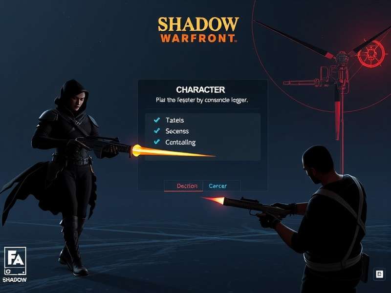 Shadow Warfront gameplay screenshot showing tactical combat