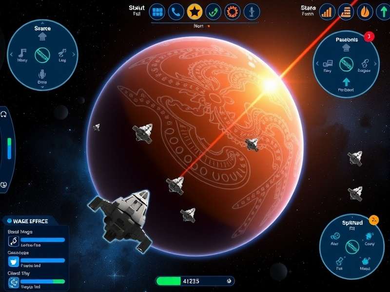 Planetary Marauders India space battle scene