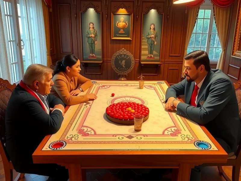 Carrom Turbo Rush Master gameplay setup