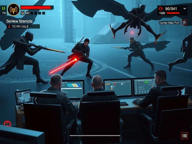 Shadow Warfront development team working on the game