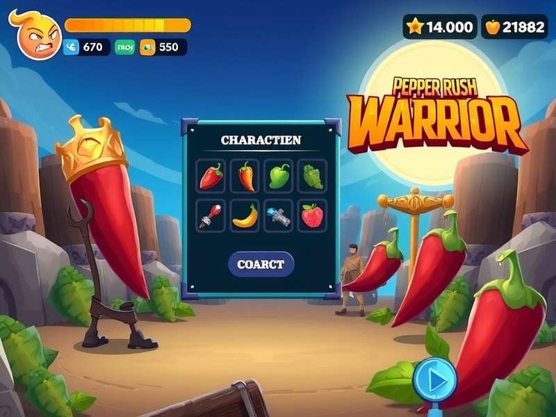 Pepper Rush Warrior Power-up Collection