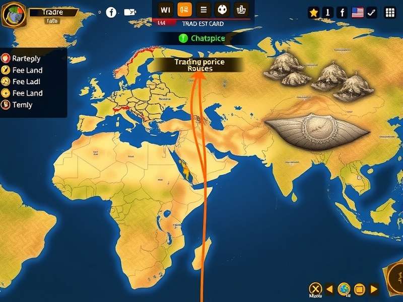 Spice Universe Journey gameplay screenshot showing trading interface