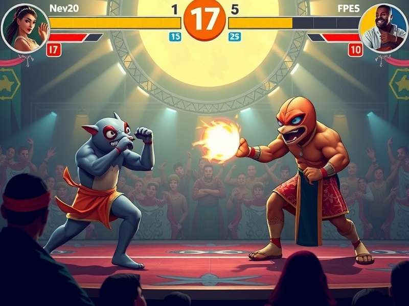 Champion Ponda Fighter esports tournament with enthusiastic audience