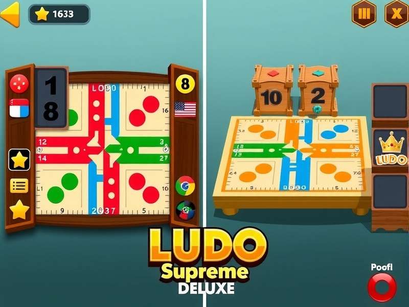 Ludo Supreme Deluxe gameplay interface