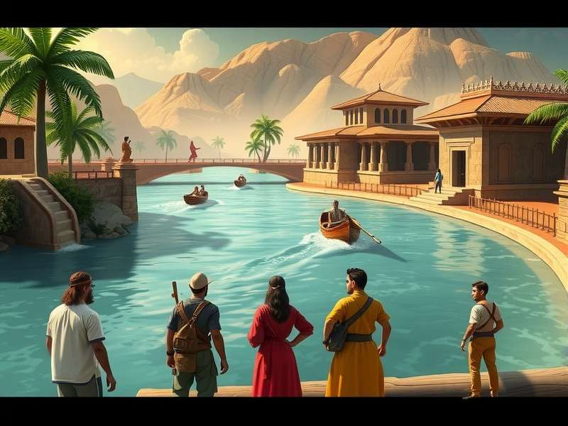 Mystic River Voyager gameplay screenshot showing river navigation