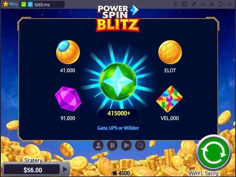 Power Spin Blitz Game Interface