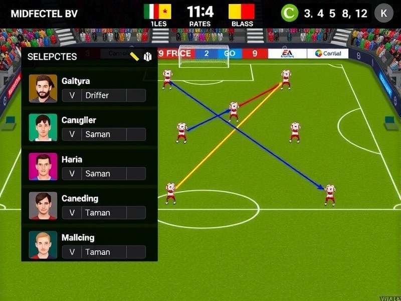 Goa Midfield Maestro tactical formation diagram
