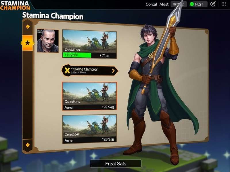 Stamina Champion Feature Showcase