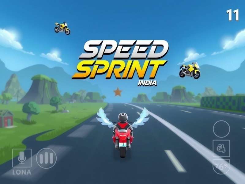 Speed Sprint India Game Main Screen