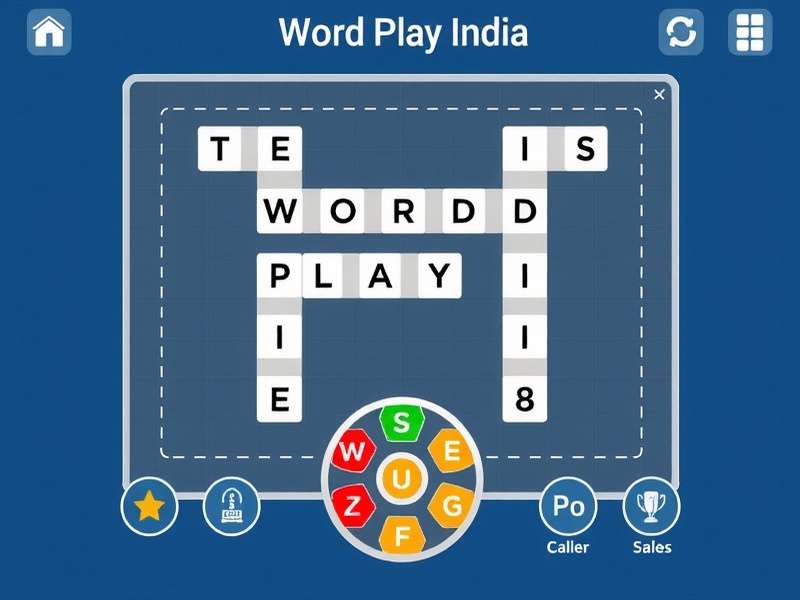Word Play India game interface showing word puzzles