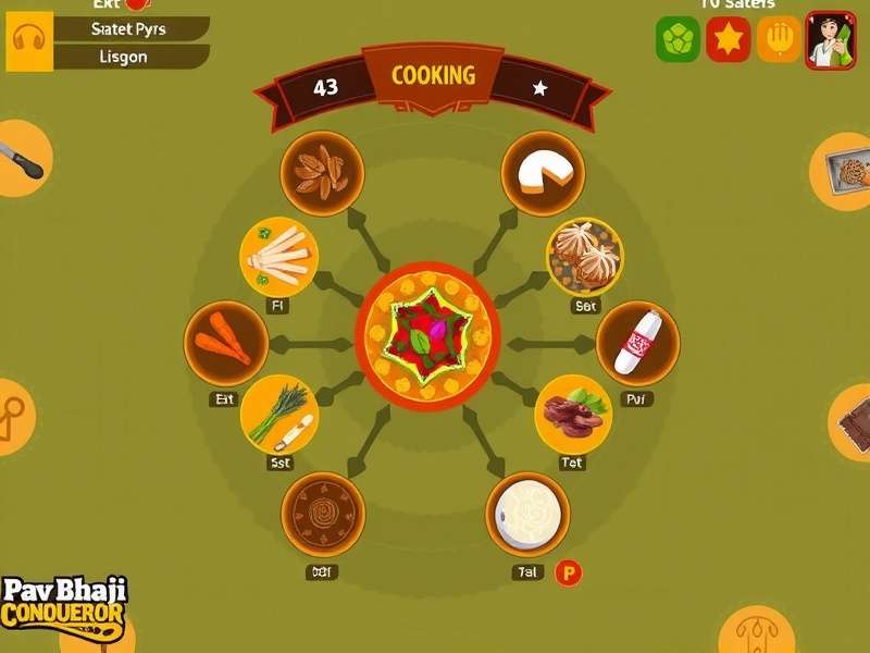 Pav Bhaji Conqueror Game Interface