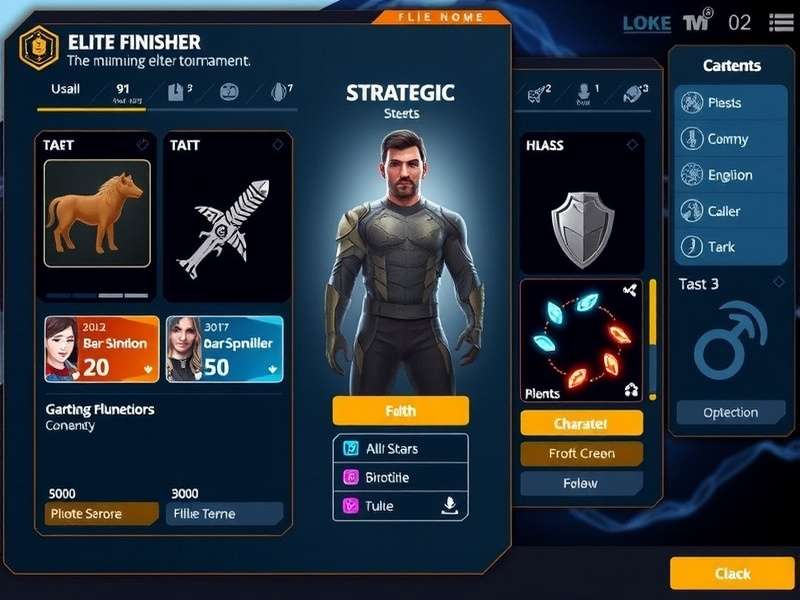 Elite Finisher gameplay screenshot showing strategic interface