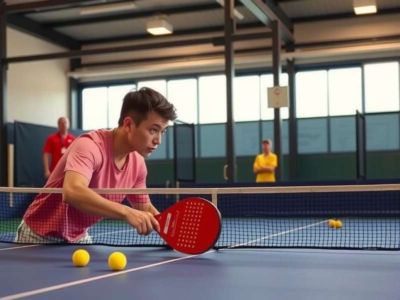 Paddle Supreme Champion equipment and court