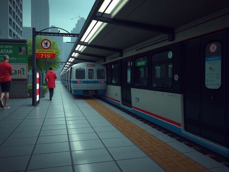 Urban Metro Quest Kolkata gameplay screenshot showing metro station