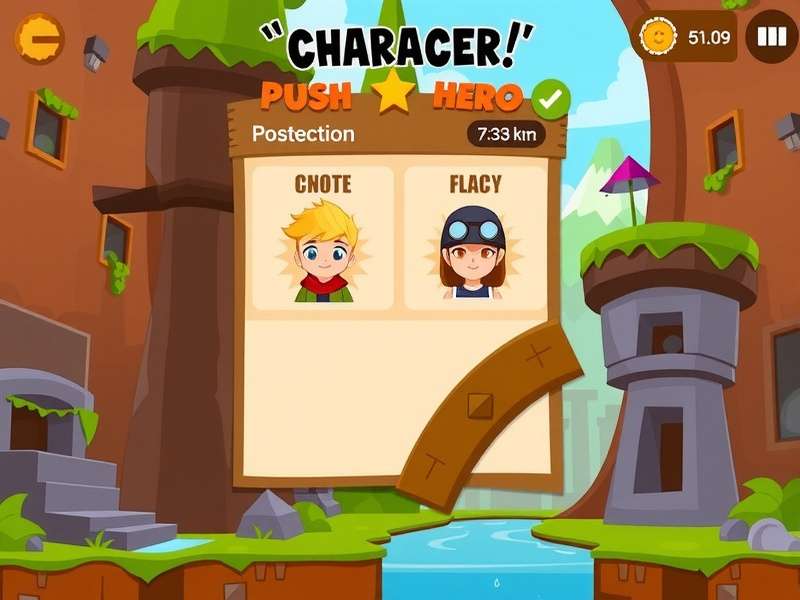 Quick Ginger Zoom Hero character progression screen