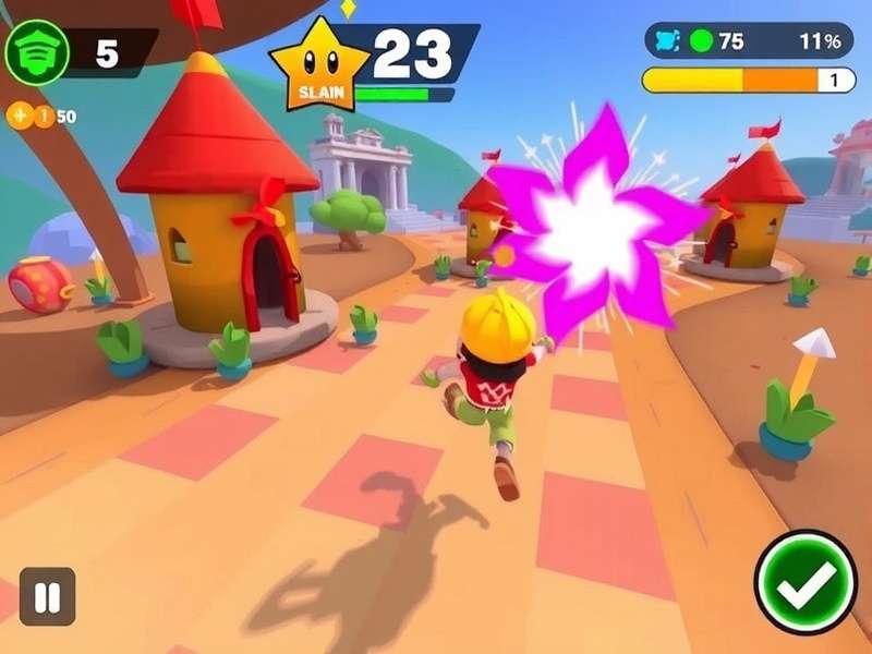 Holi Run Blitz character selection and customization screen