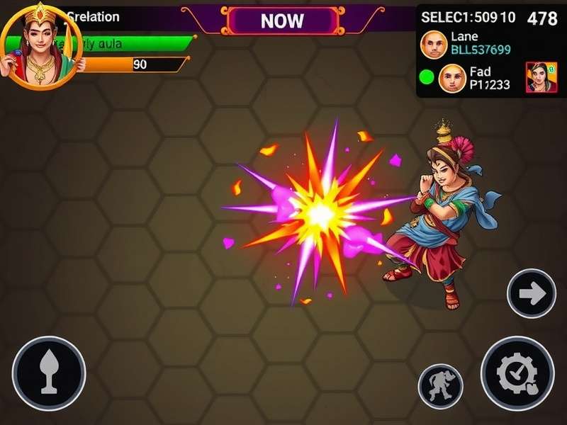 Holi Warrior Strike character selection screen