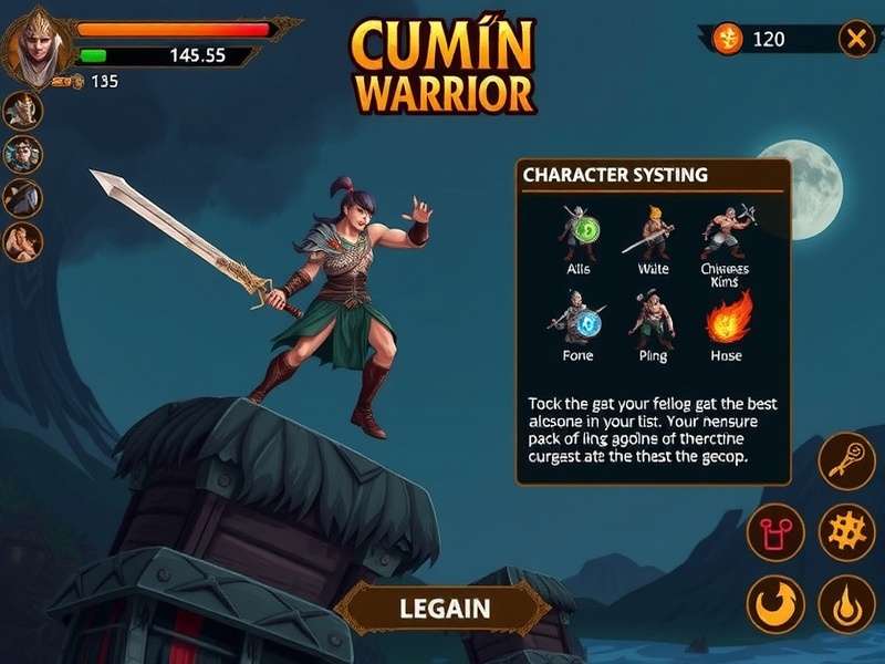 Cumin Warrior Ascend gameplay screenshot showing character in action