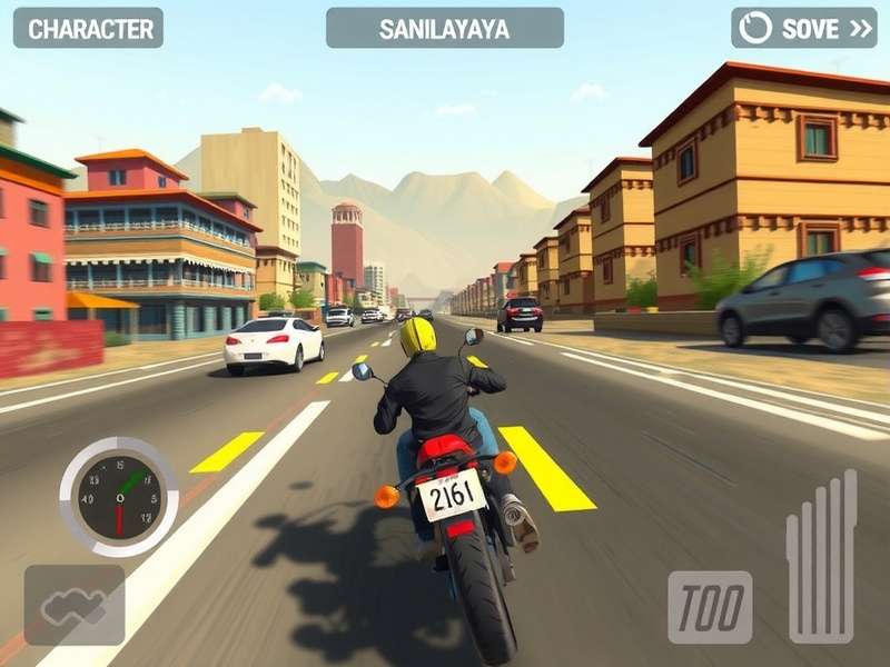 Sanju Speedsters Himalayan track with scenic mountains