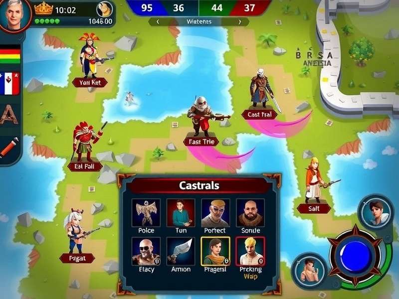 Bharat War Heroes gameplay screenshot showing strategic map view