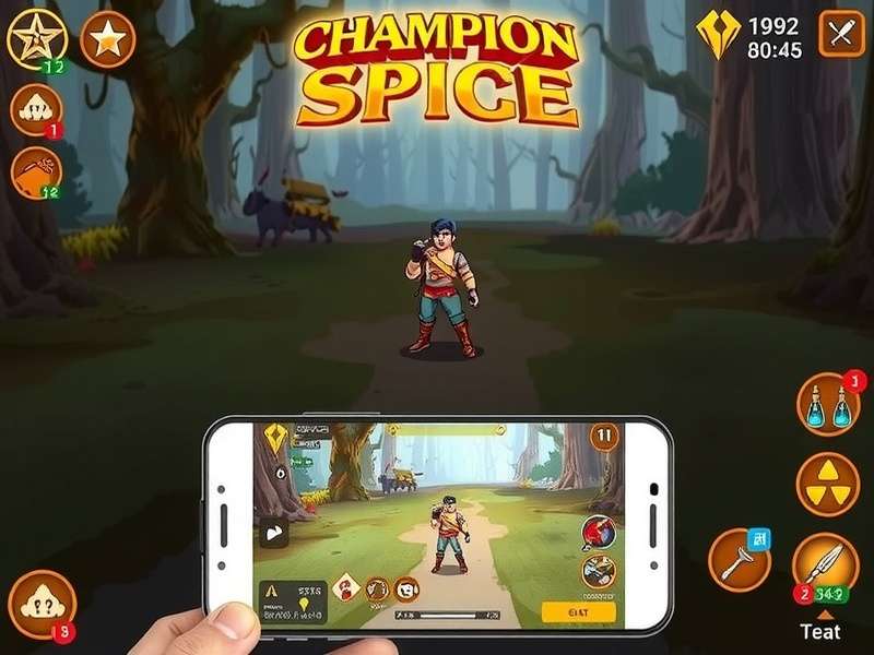Champion Spice gameplay showing spice characters and environments