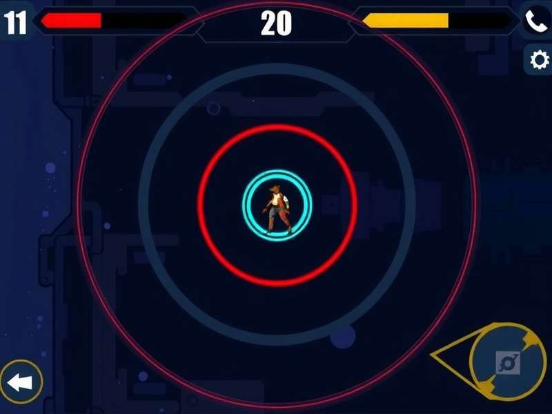 Rapid Ring Slayer gameplay screenshot showing ring navigation