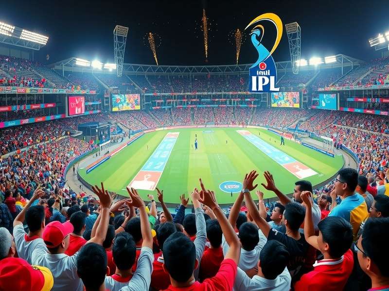 Fans celebrating IPL victory