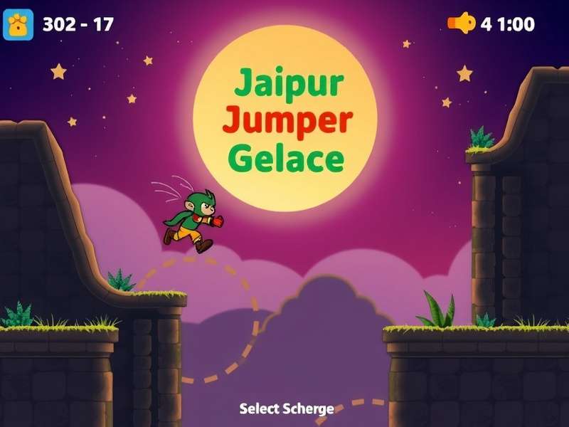 Jaipur Jumper Galaxy character selection screen