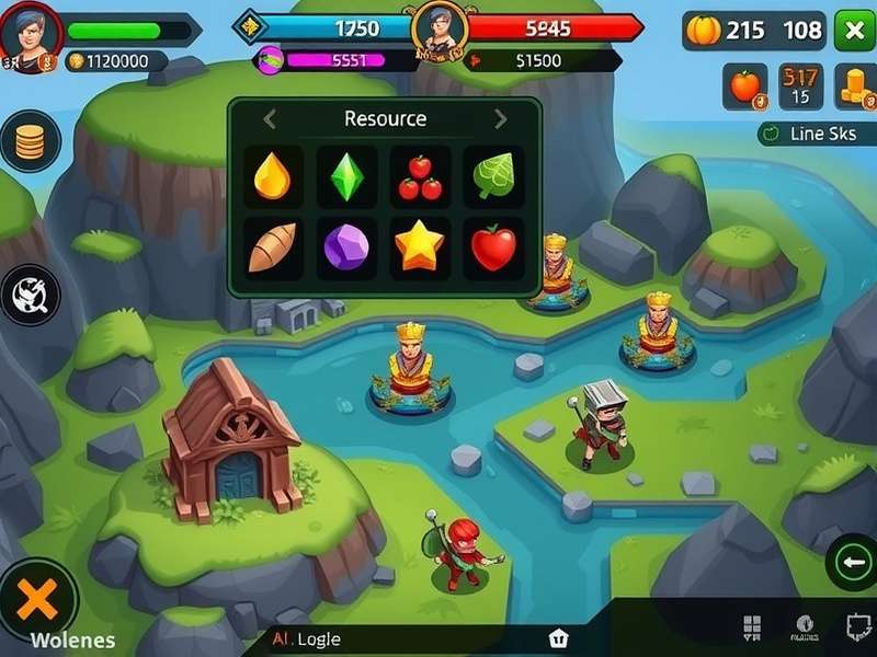 Mint Marauder Gain Gatherer gameplay screenshot showing resource collection