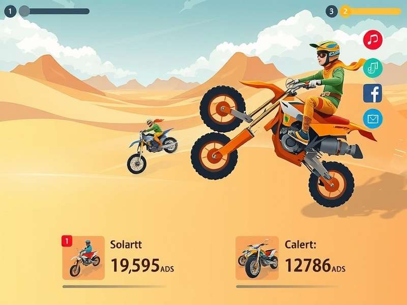 Sand Surfer vehicle customization interface