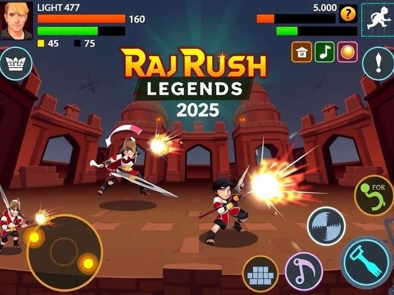 Raj Rush Legend character ability showcase