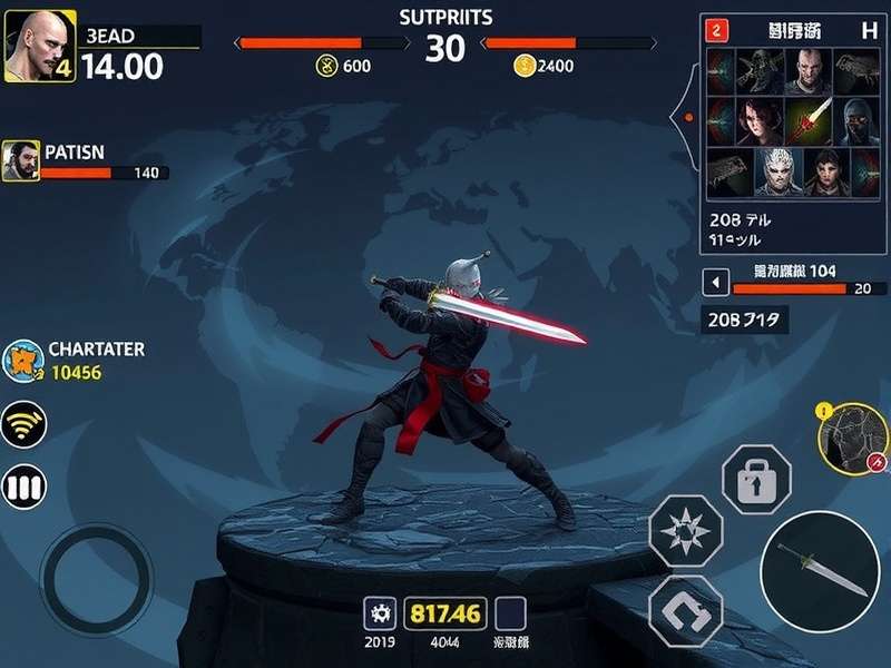 Shadow Blade Ronin world map showing different regions