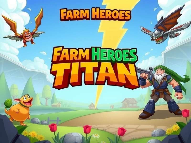 Farm Heroes Titan Combat Scene