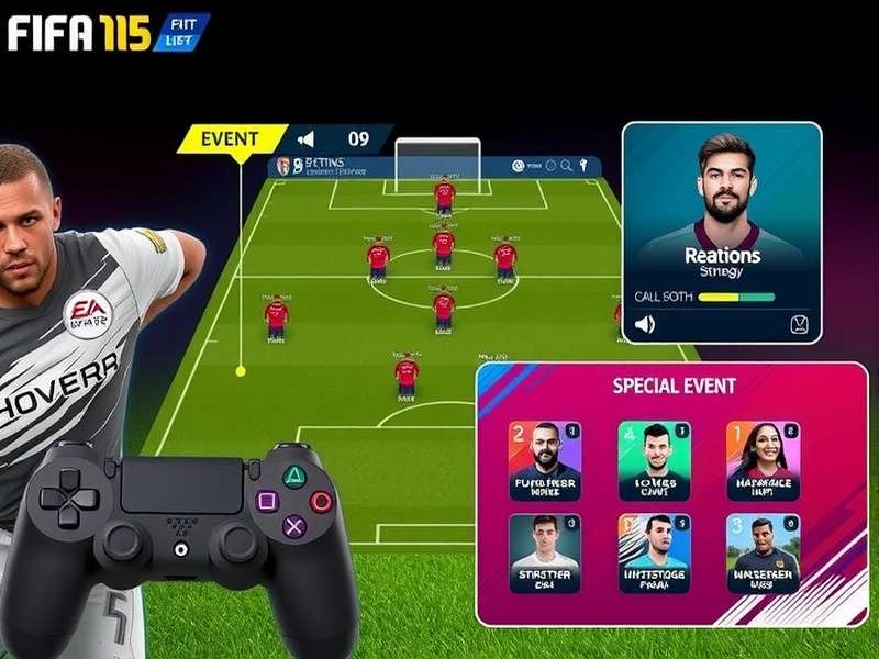 FIFA Mobile Elite Playmakers formation strategy diagram showing player positioning