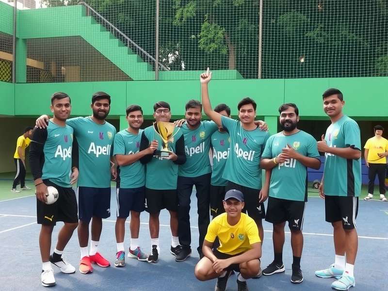 Team Captain Rajesh Kumar in action